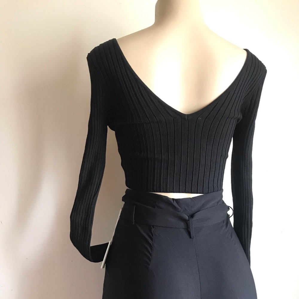 NWT Hera Collection ribbed crop top - Picture 4 of 6